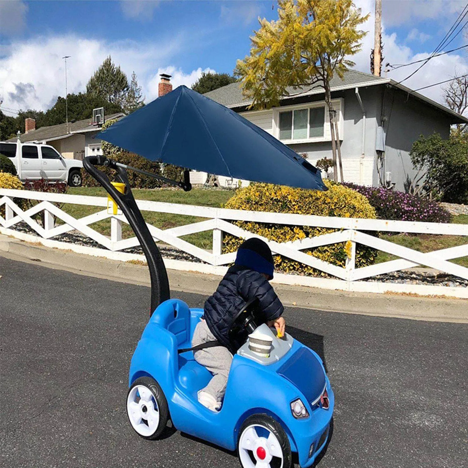 Portable Folding Umbrella with Universal Clamp