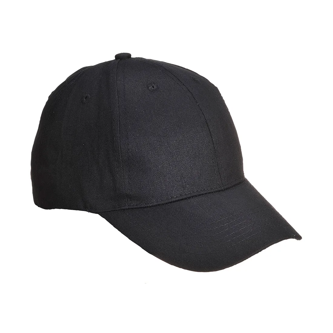 Portwest Six Panel Baseball Cap Black