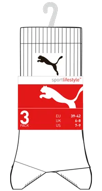 PUMA Crew Socks 3 Pack