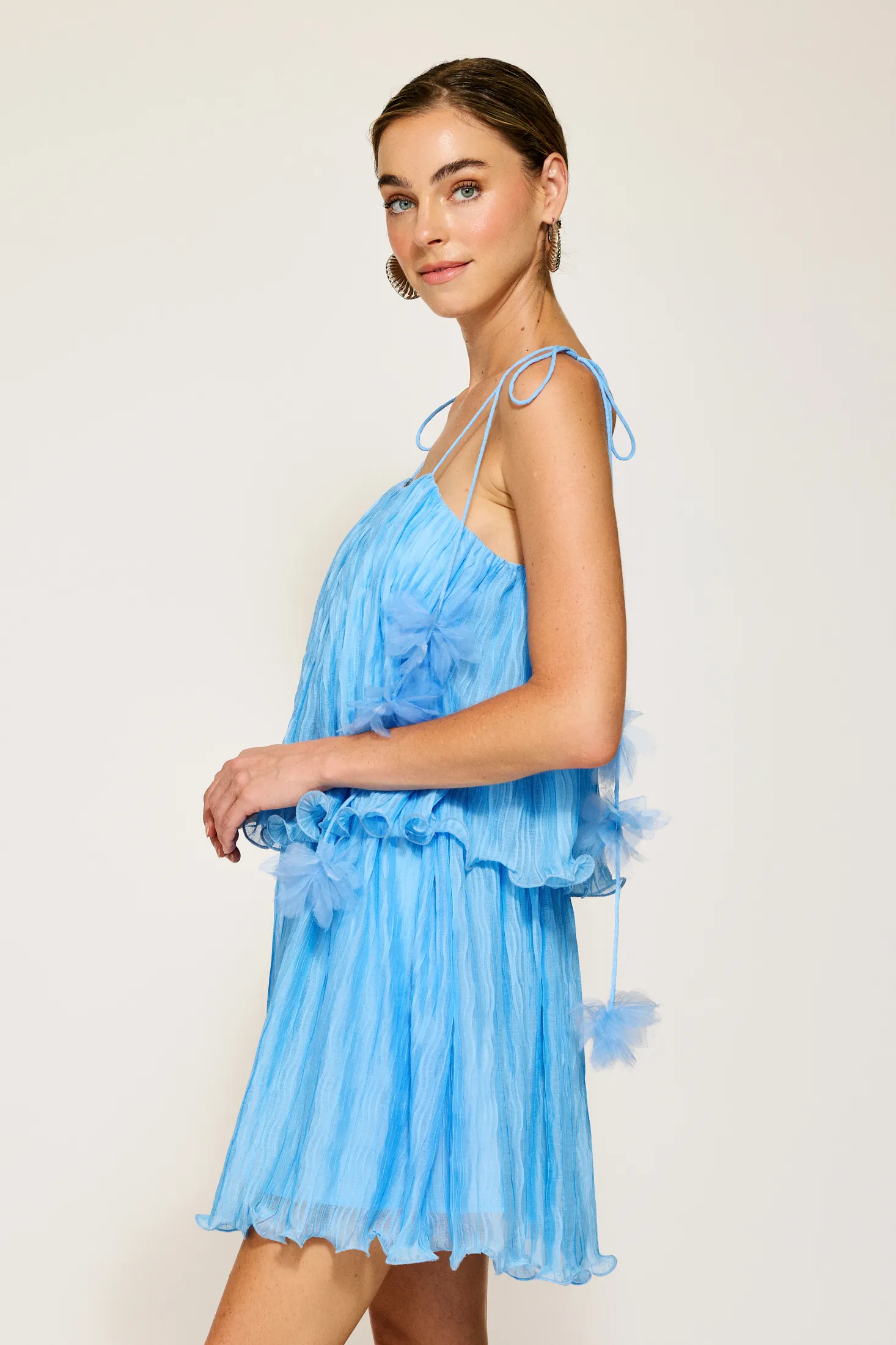 "Chara" S/L Tiered Dress
