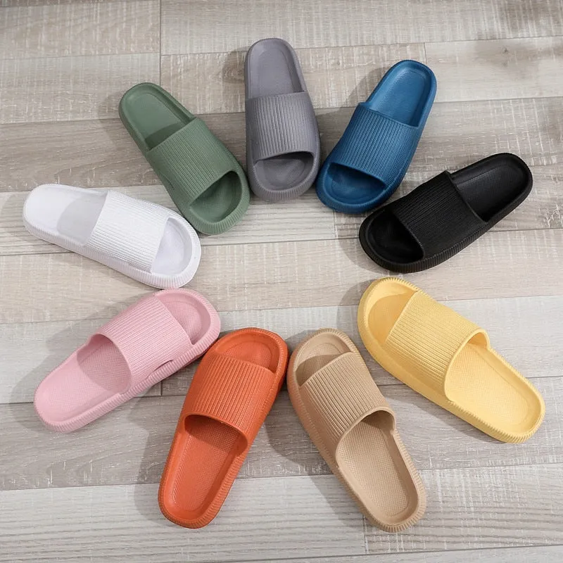 "ESSENTIAL" Sandales Claquettes en plastique jaune - URB1™
