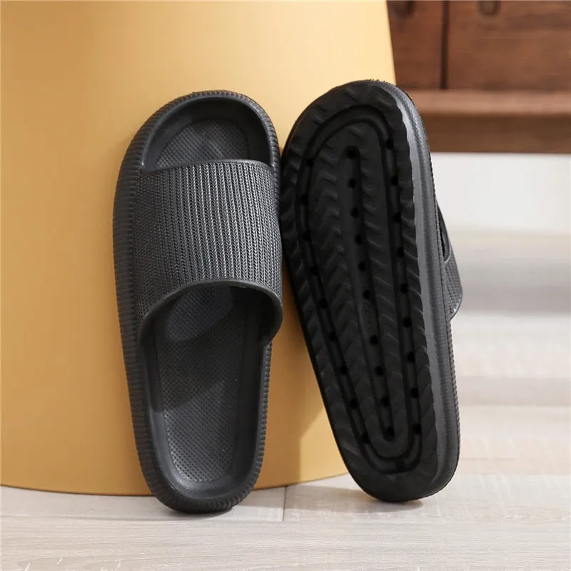 "ESSENTIAL" Sandales Claquettes en plastique jaune - URB1™