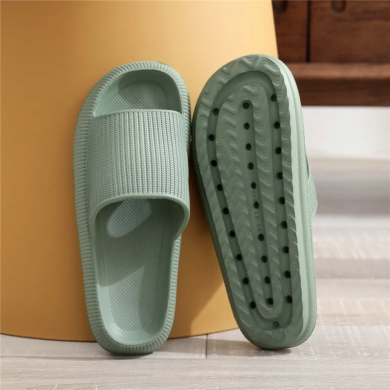 "ESSENTIAL" Sandales Claquettes en plastique jaune - URB1™