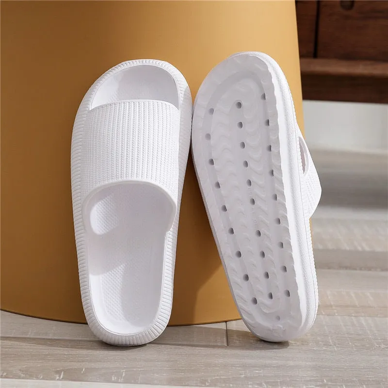 "ESSENTIAL" Sandales Claquettes en plastique jaune - URB1™