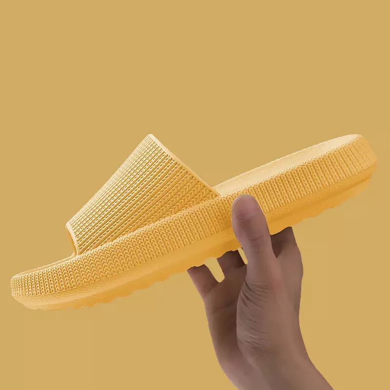 "ESSENTIAL" Sandales Claquettes en plastique jaune - URB1™