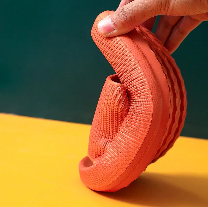"ESSENTIAL" Sandales Claquettes en plastique jaune - URB1™