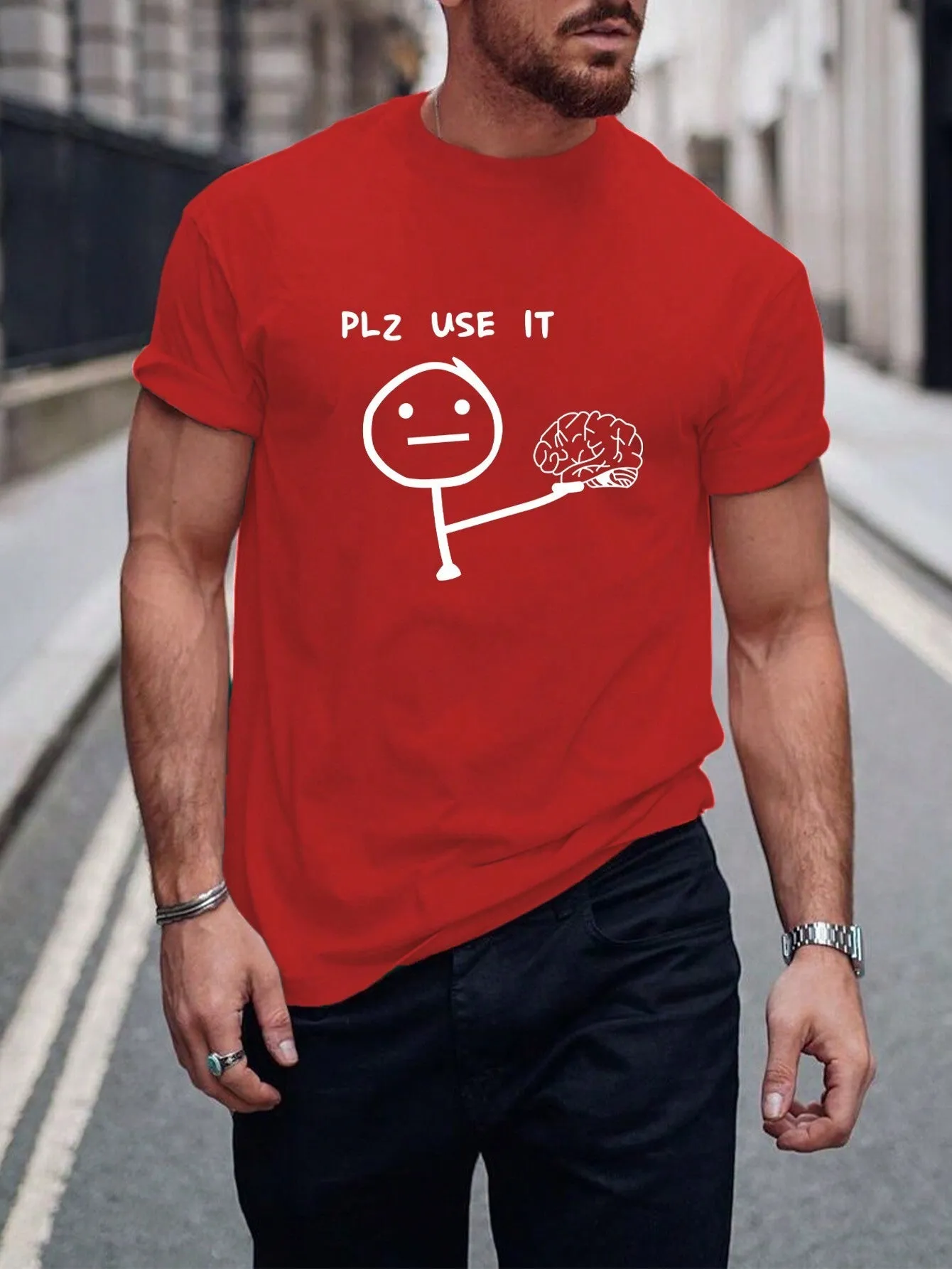 "PLS USE IT"TEE-D662 | Inspanda