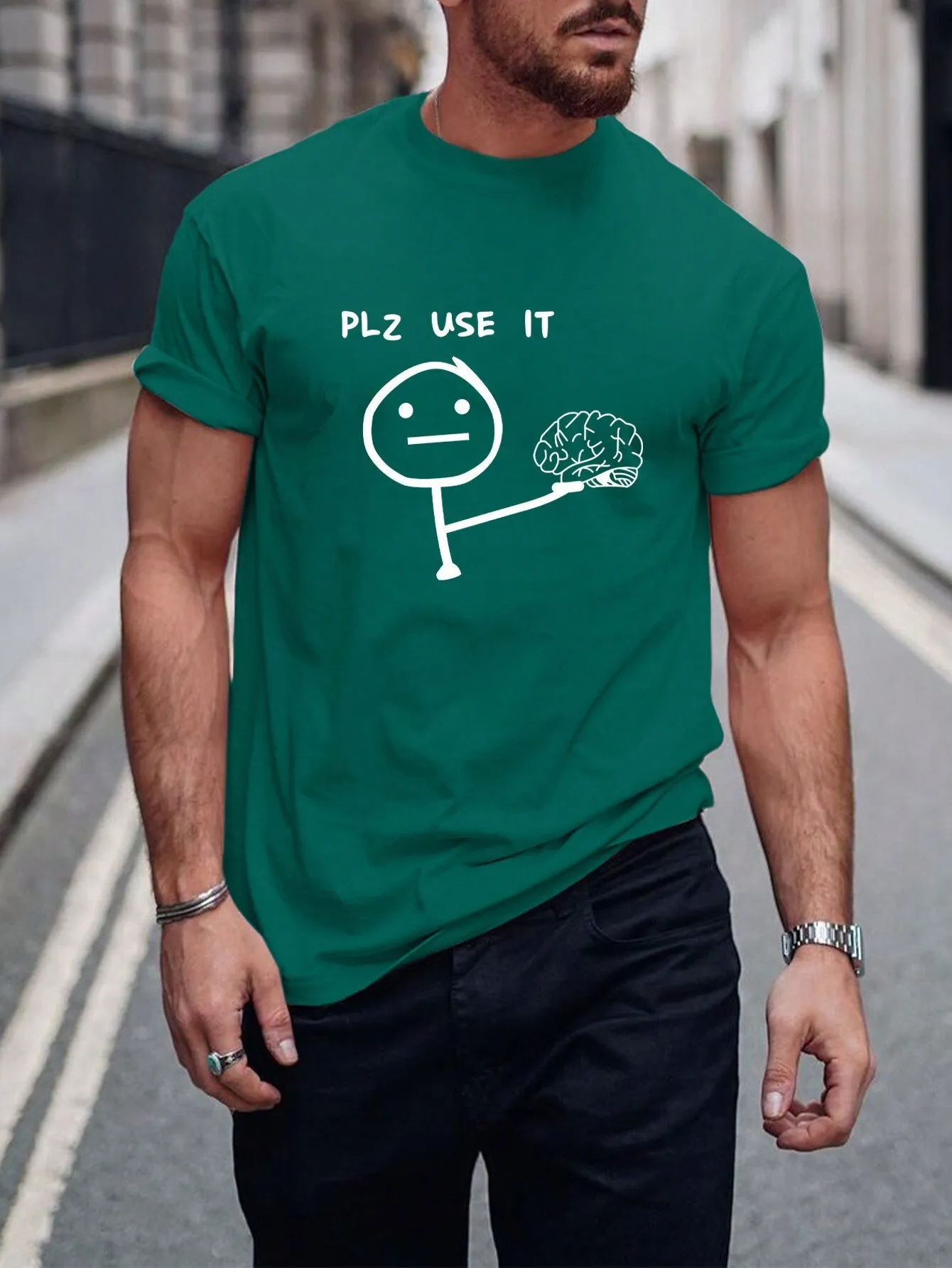 "PLS USE IT"TEE-D662 | Inspanda