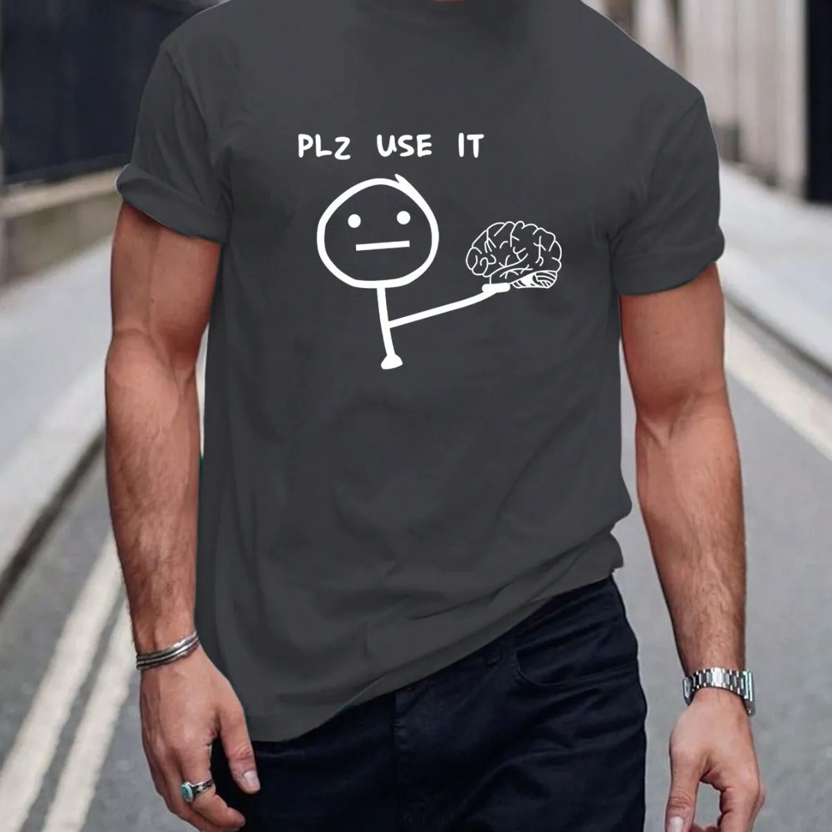 "PLS USE IT"TEE-D662 | Inspanda