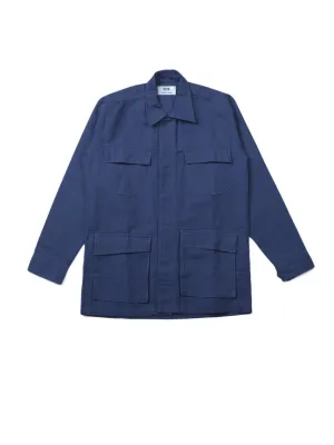 Qutn Field Jacket II Blue Canvas