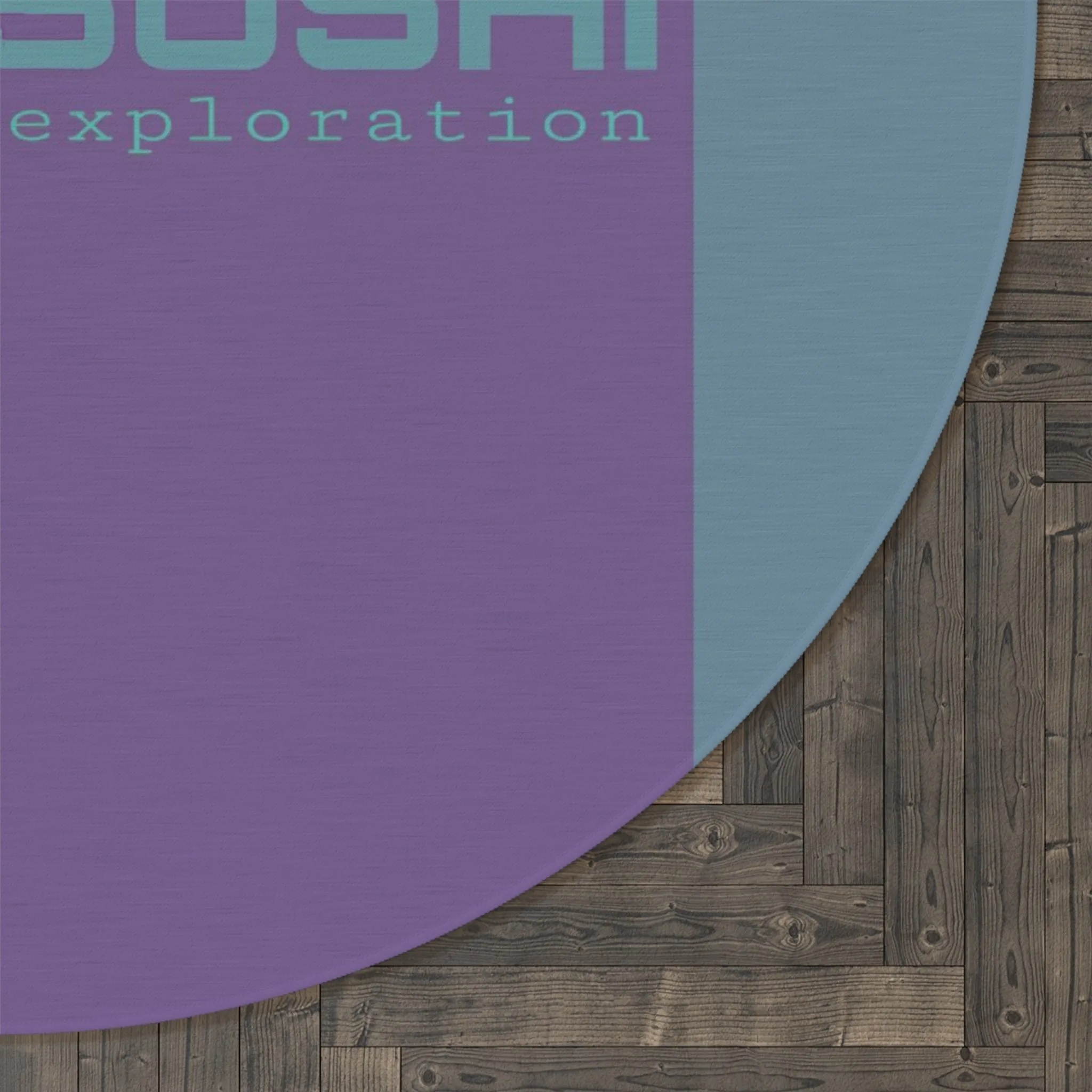RAW SUSHI "RAW SUSHI WORLD WIDE" Round Rug