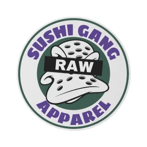 RAW SUSHI "SUSHI GANG APPAREL" Round Rug