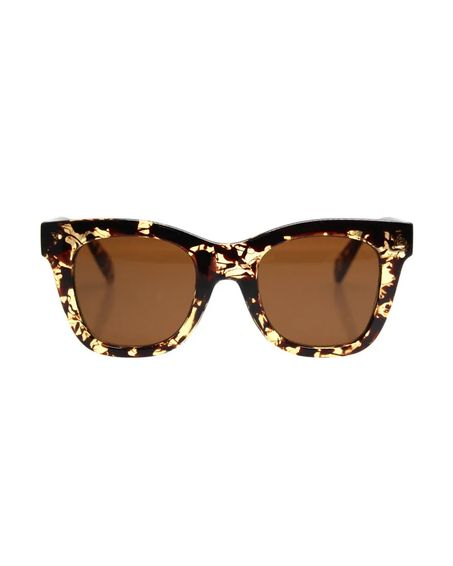 Reality Crush Sunglasses- Honey Turtle