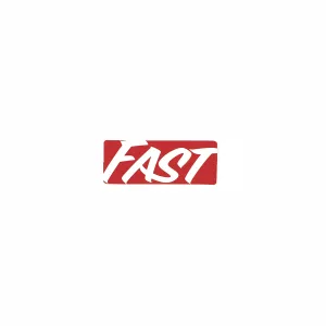 Red Script Sticker