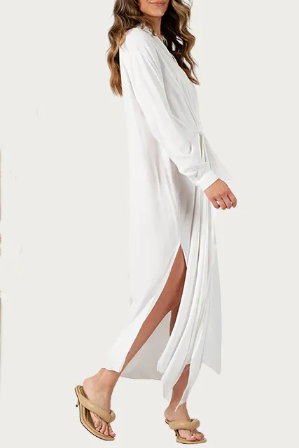 RENEE TWIST FRONT JERSEY MAXI DRESS