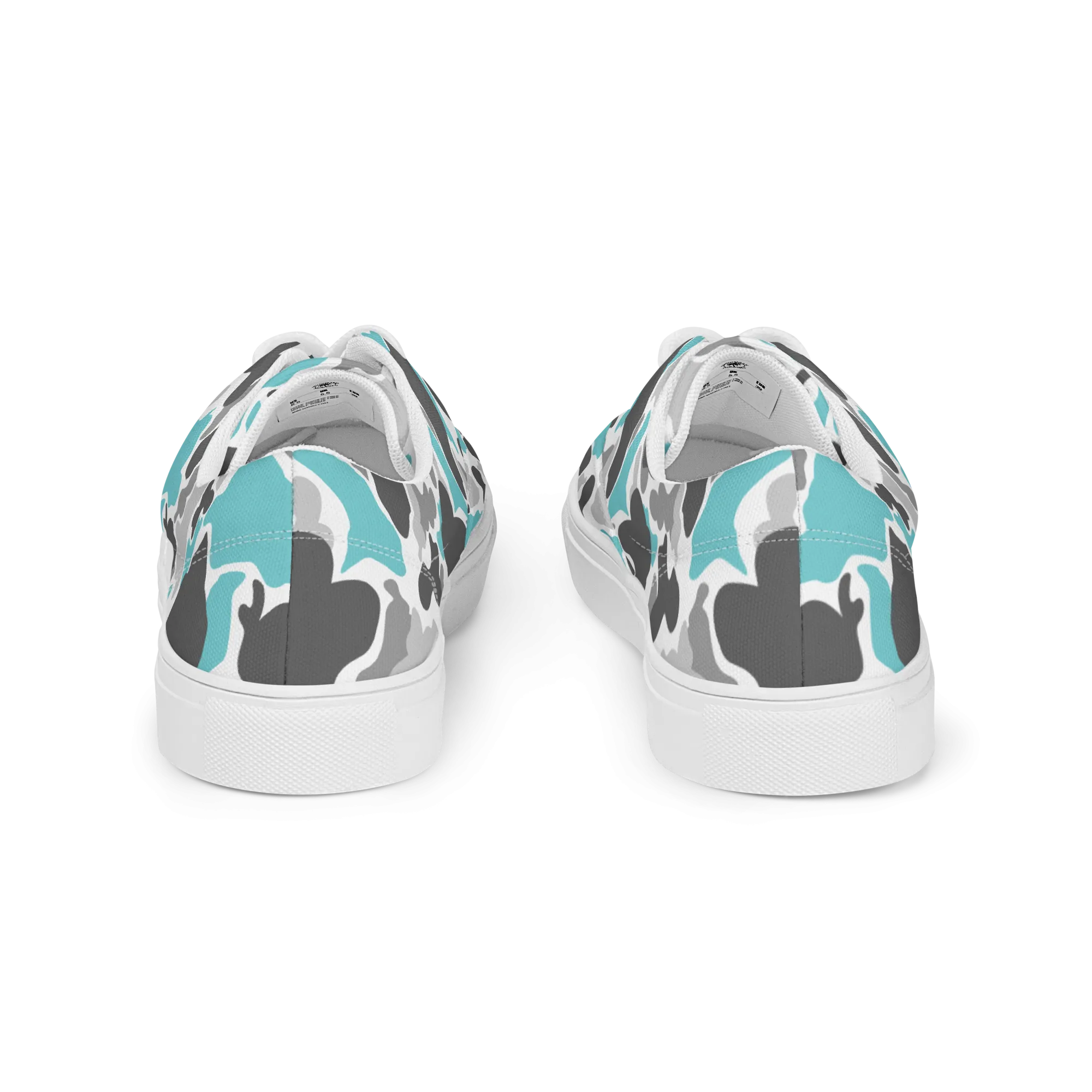 Rhythm Arts Teal Camo Womens Canvas Shoes