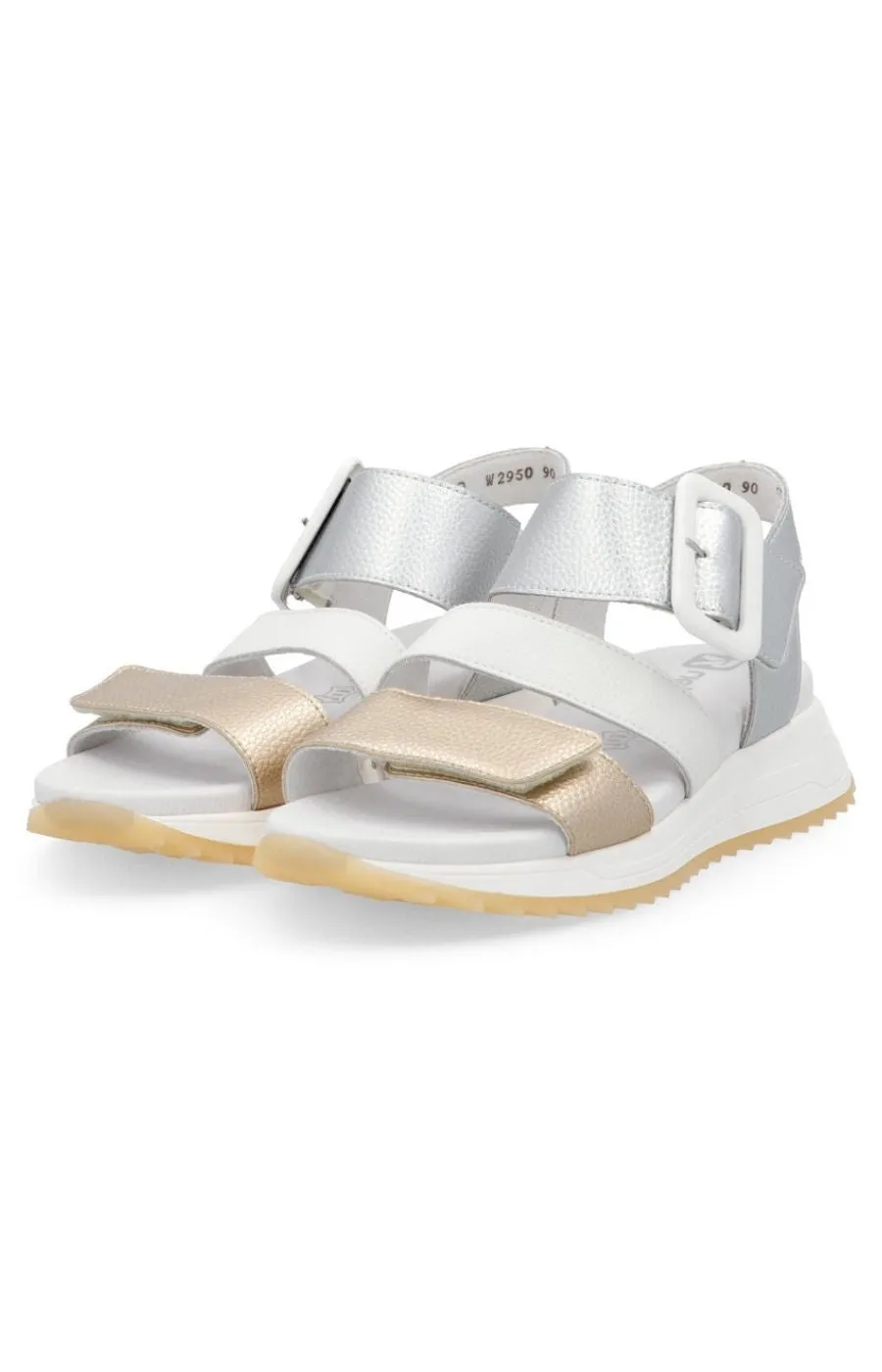 Rieker Strappy Sandal in White