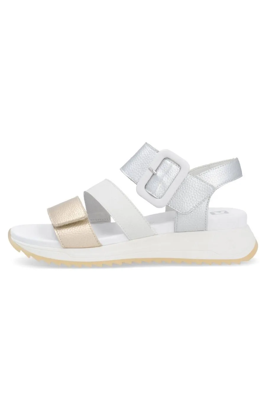 Rieker Strappy Sandal in White