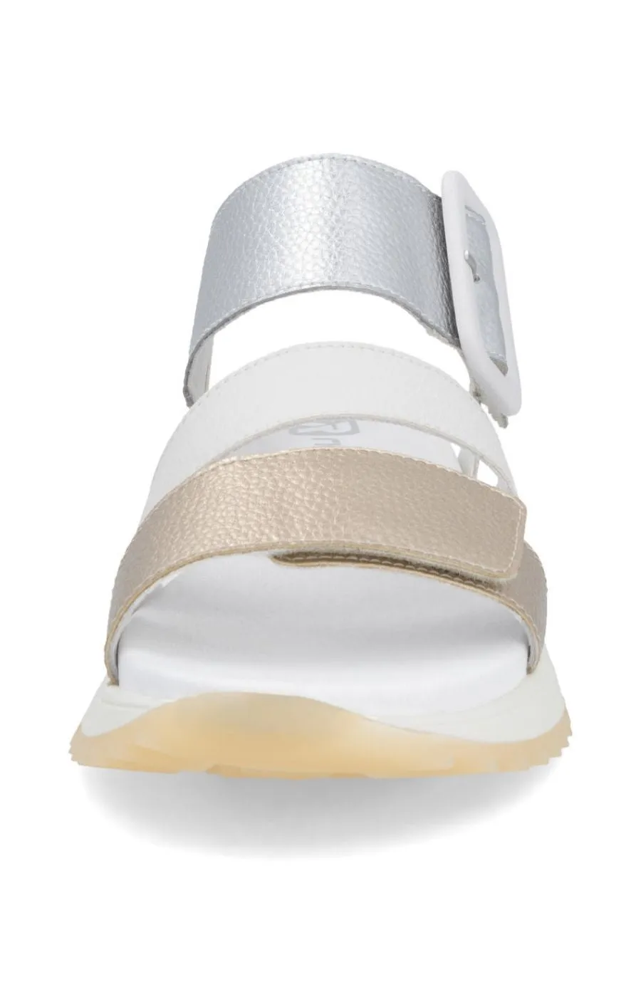 Rieker Strappy Sandal in White