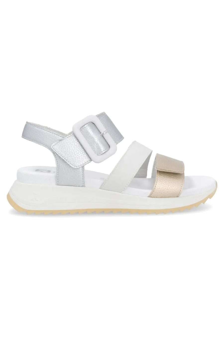 Rieker Strappy Sandal in White