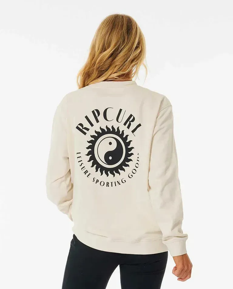 Ripcurl Women's Run Swim Surf Leisure Crew