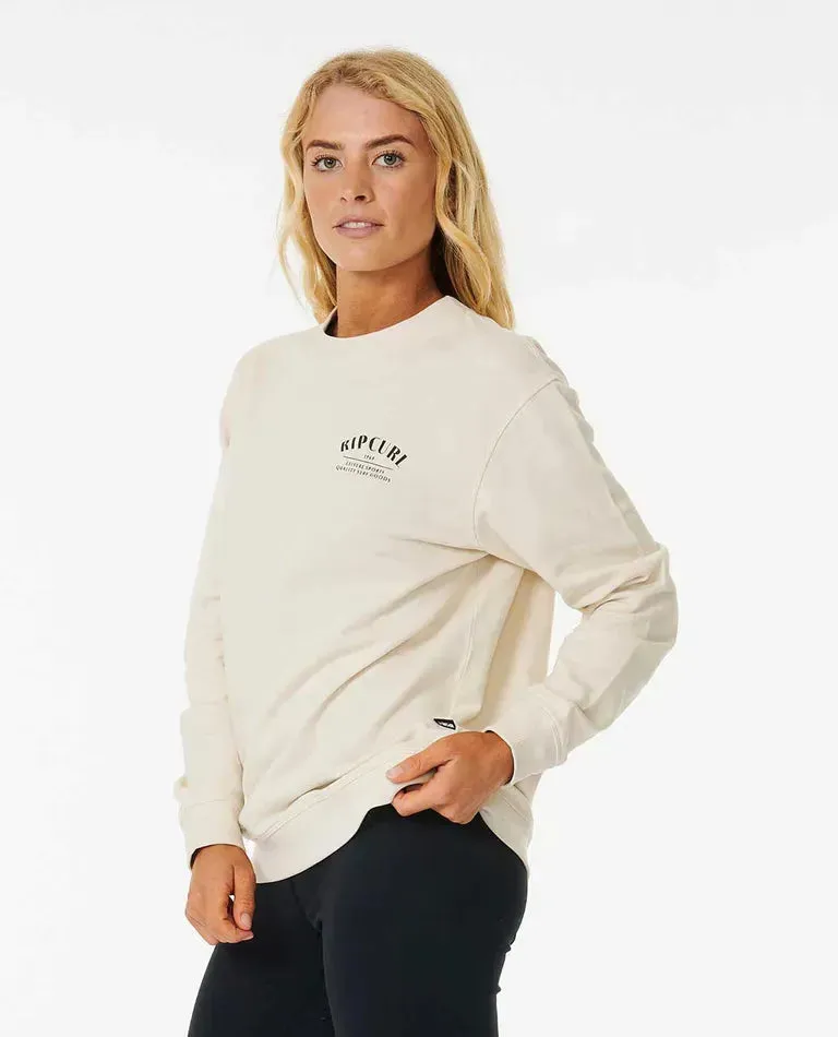 Ripcurl Women's Run Swim Surf Leisure Crew