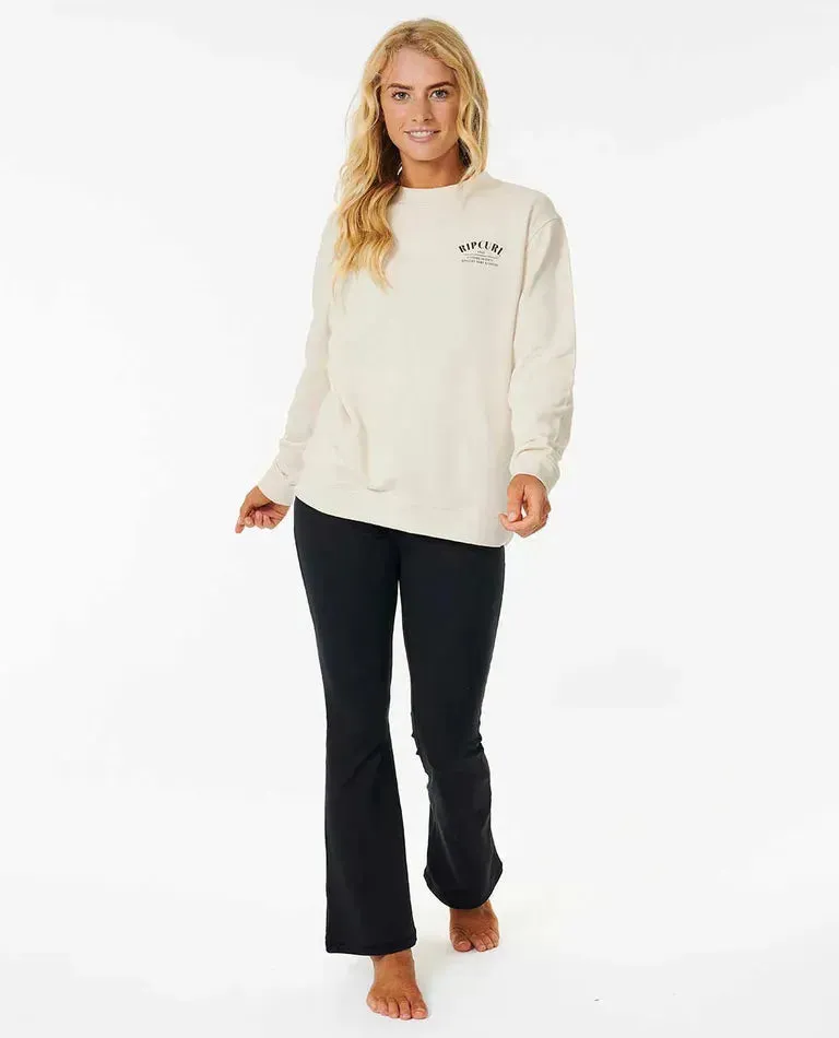 Ripcurl Women's Run Swim Surf Leisure Crew