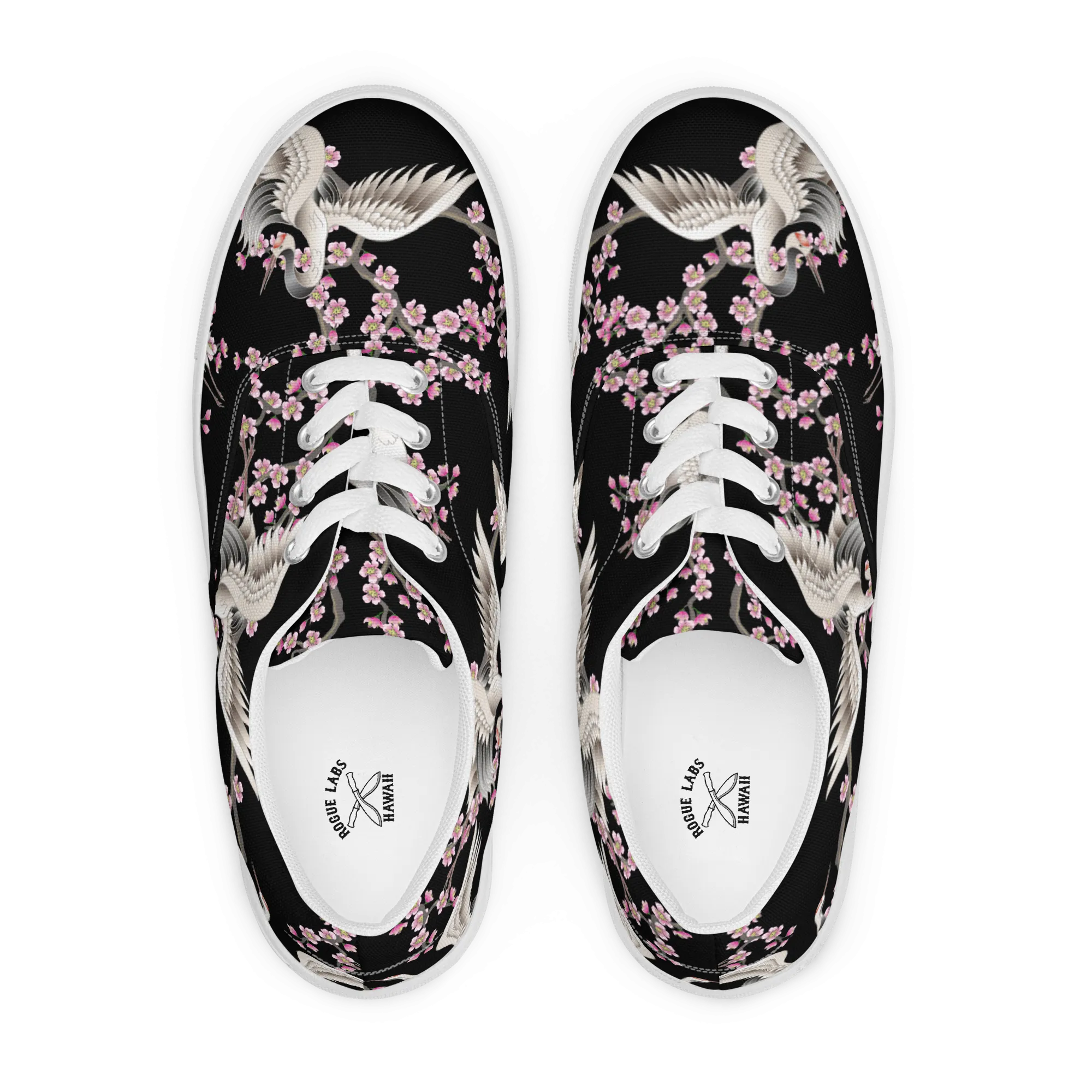 Rogue Labs The Crane Womens Black Canvas Shoes