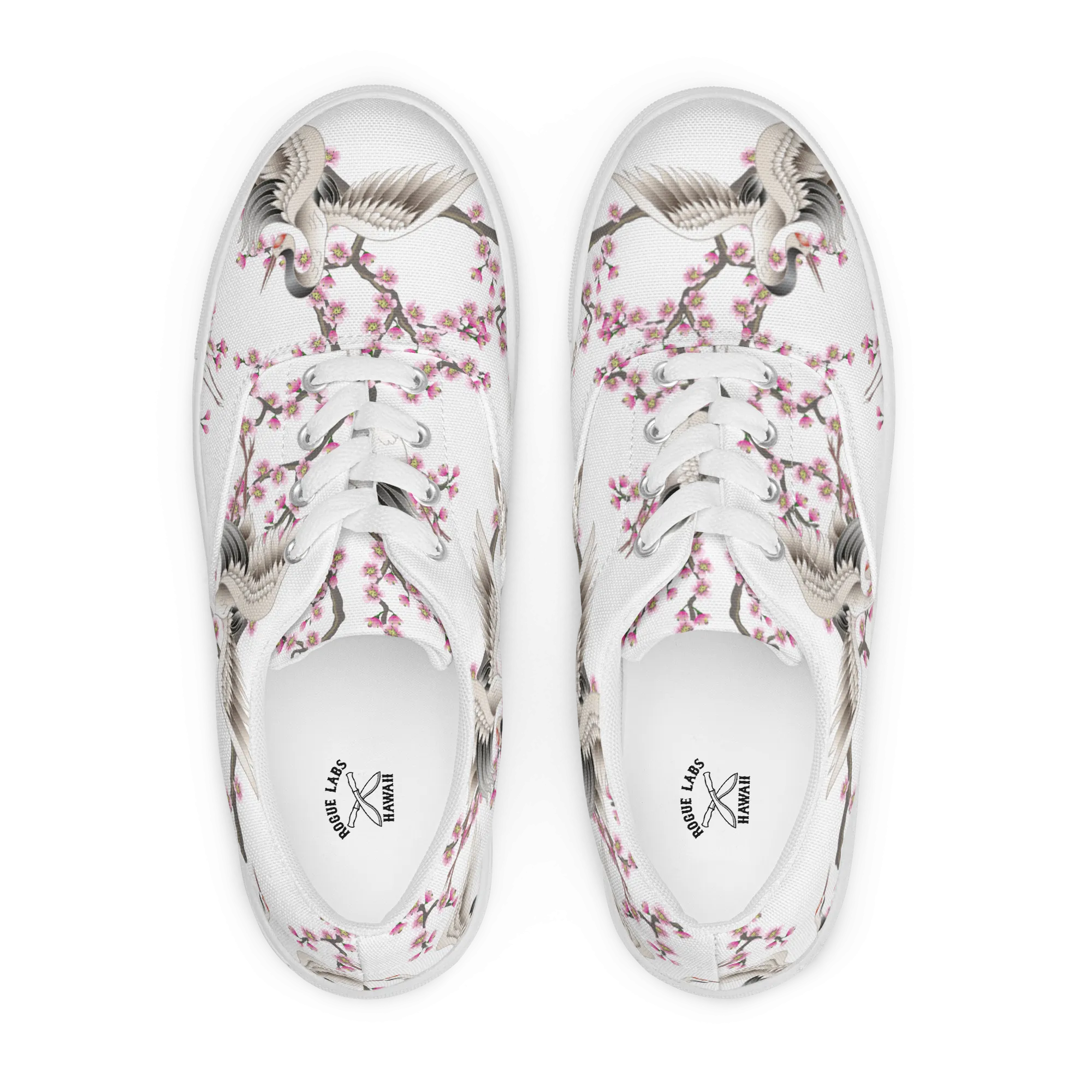 Rogue Labs The Crane Womens White Canvas Shoes