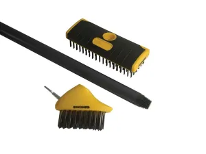 Roughneck Patio & Decking Brush Set 3 Piece