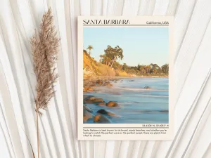 Santa Barbara Wall Art Canvas, USA