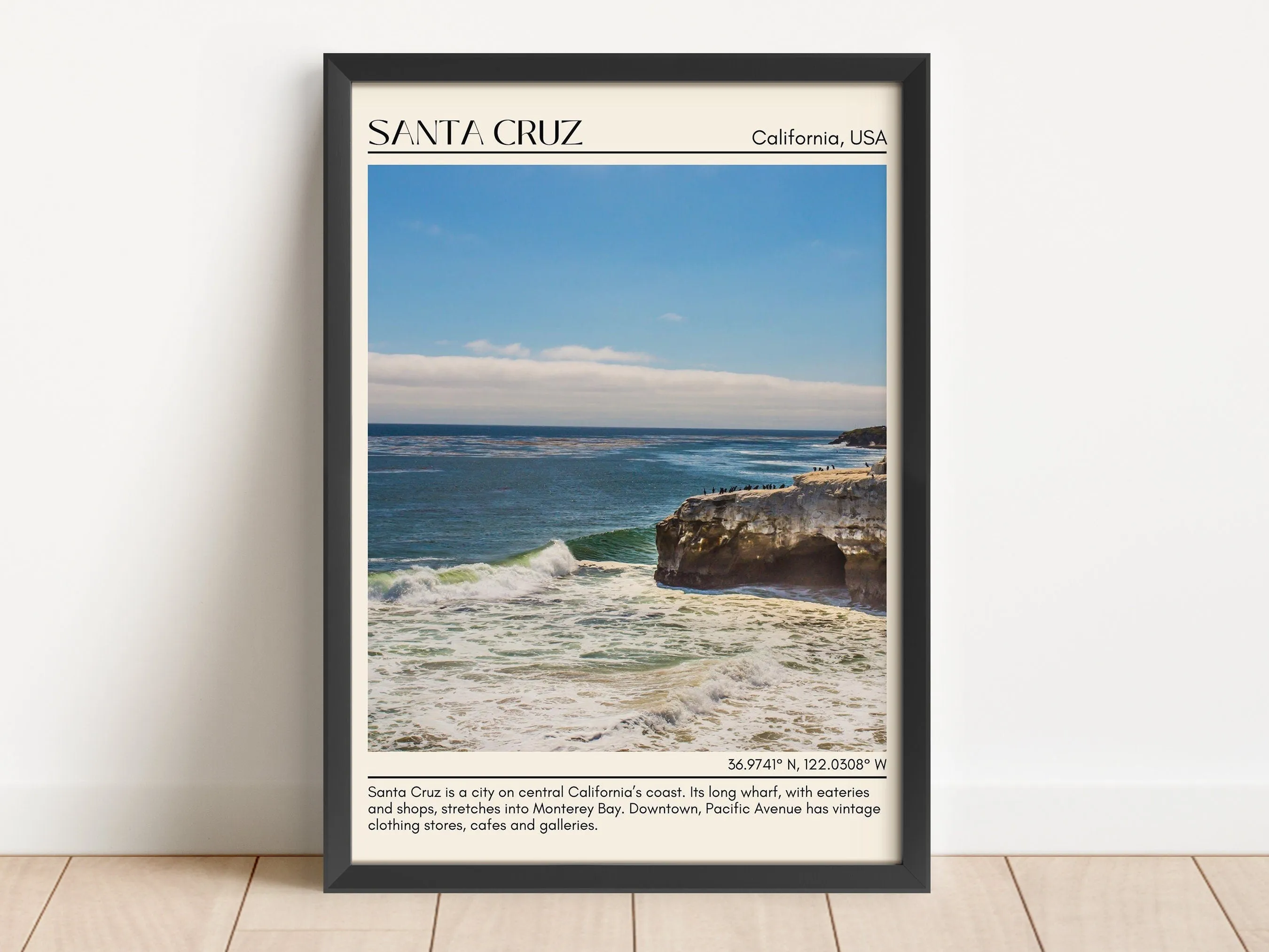 Santa Cruz Wall Art Canvas, USA