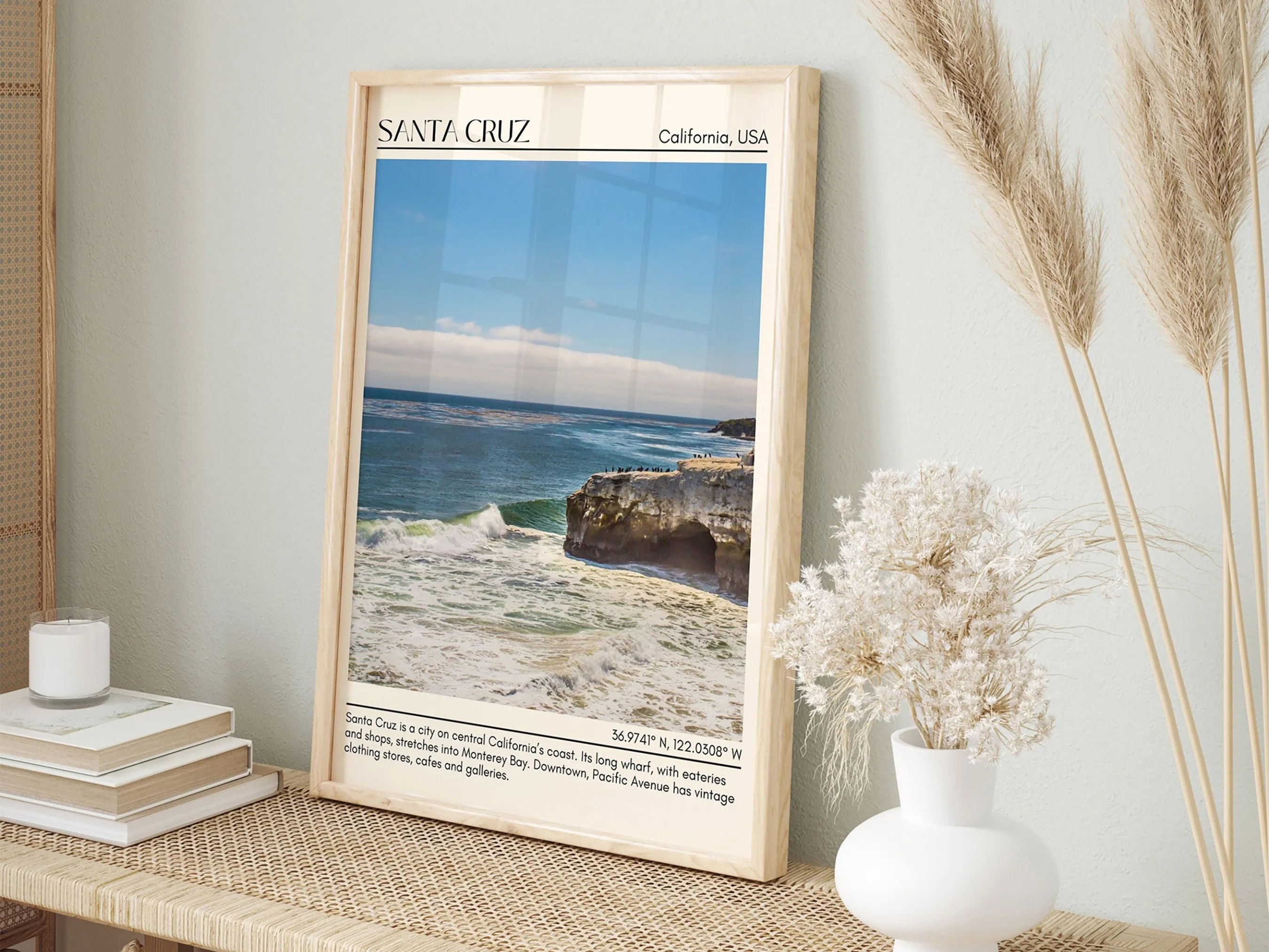 Santa Cruz Wall Art Canvas, USA