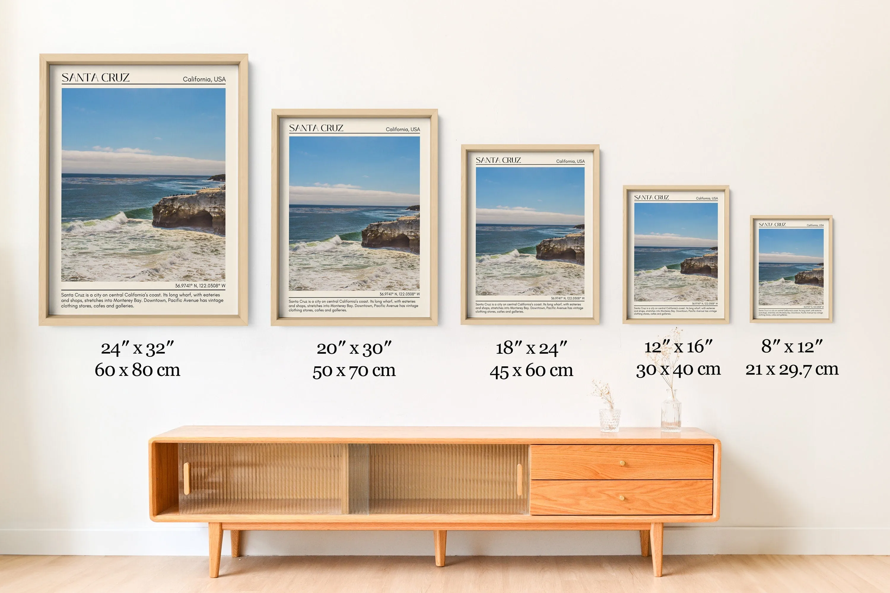 Santa Cruz Wall Art Canvas, USA
