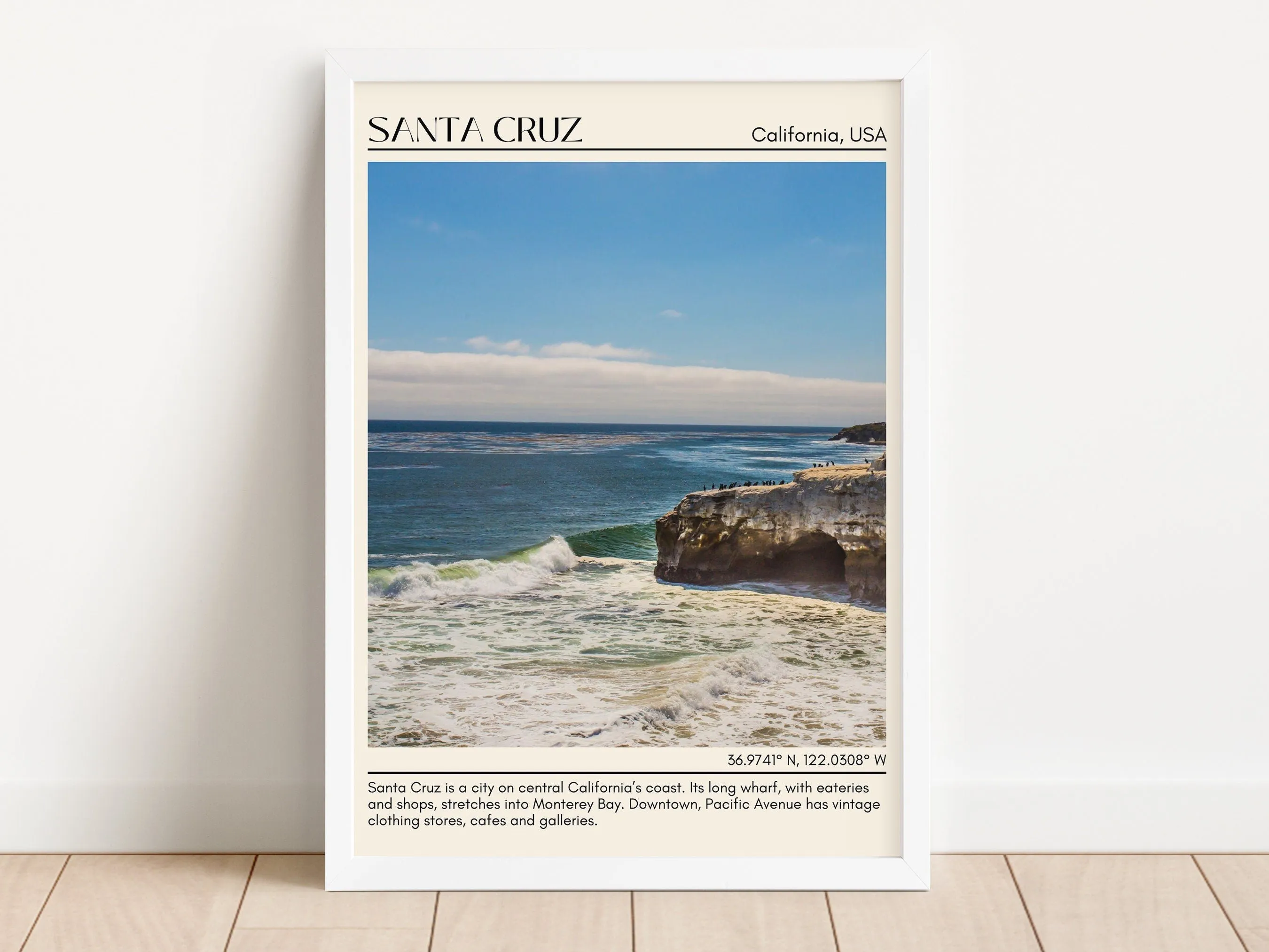 Santa Cruz Wall Art Canvas, USA