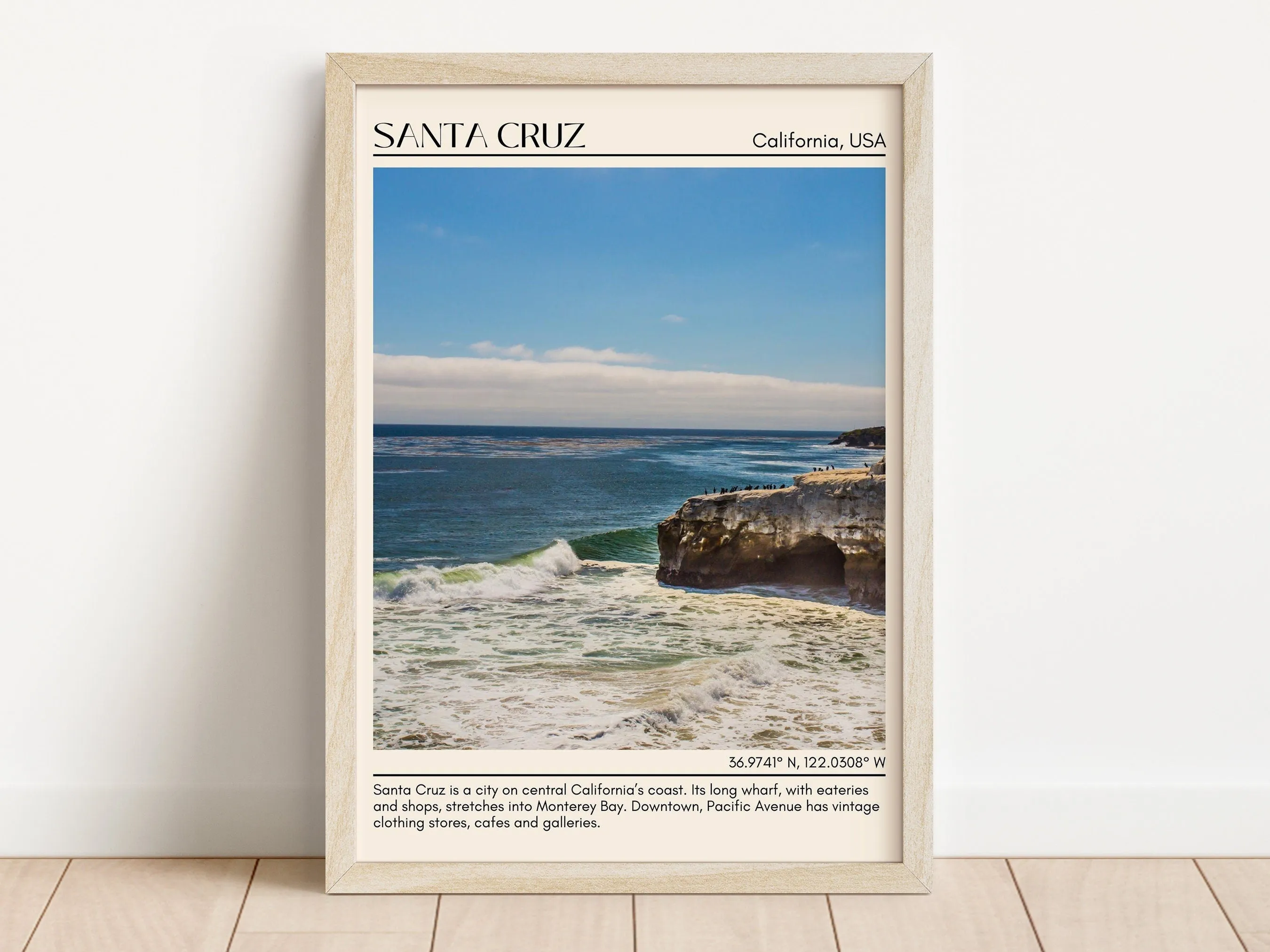 Santa Cruz Wall Art Canvas, USA
