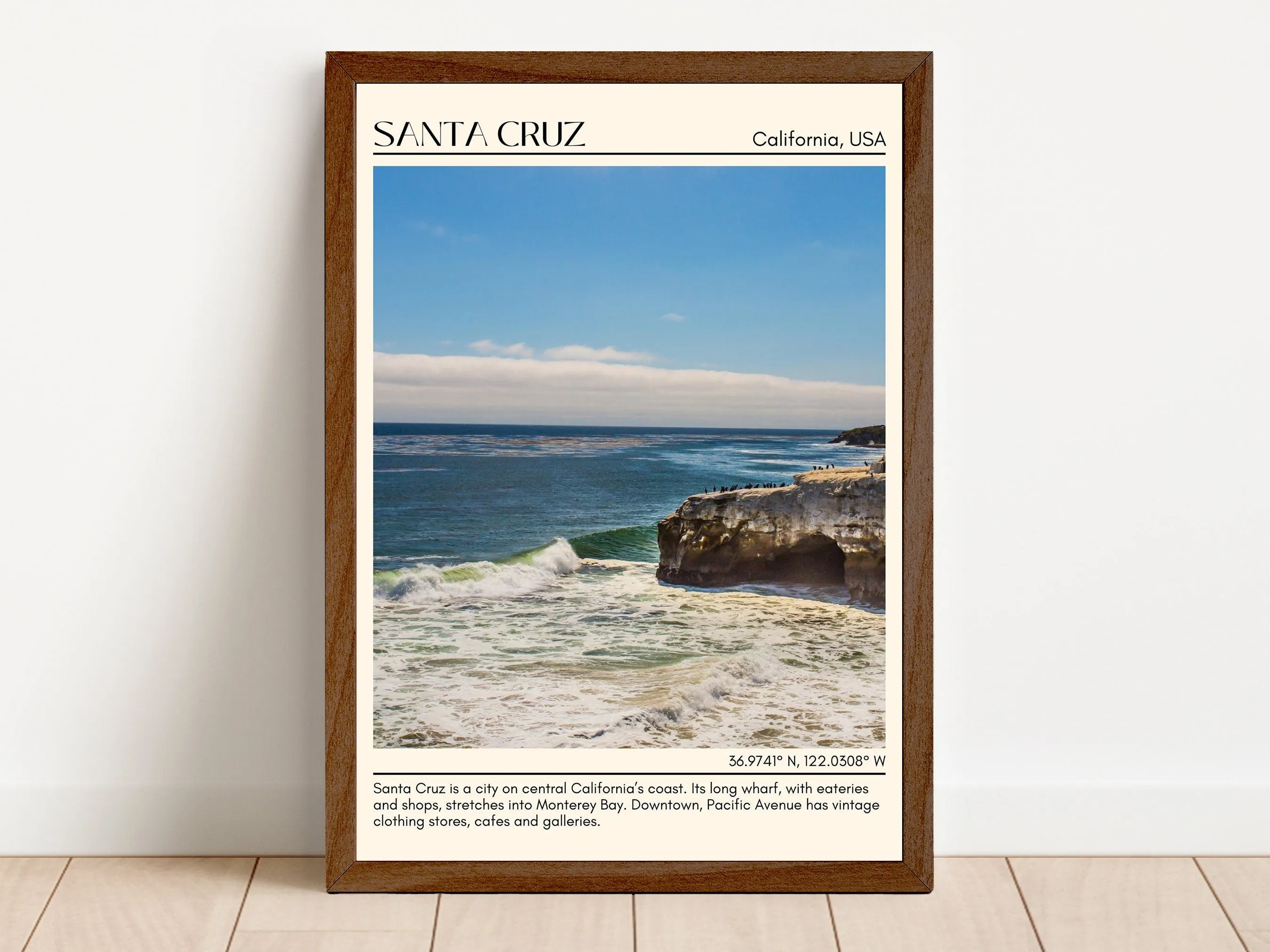 Santa Cruz Wall Art Canvas, USA