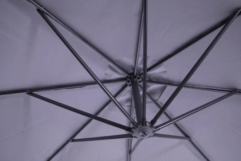 Seagull 3 Metre Round Cantilever Umbrella Grey