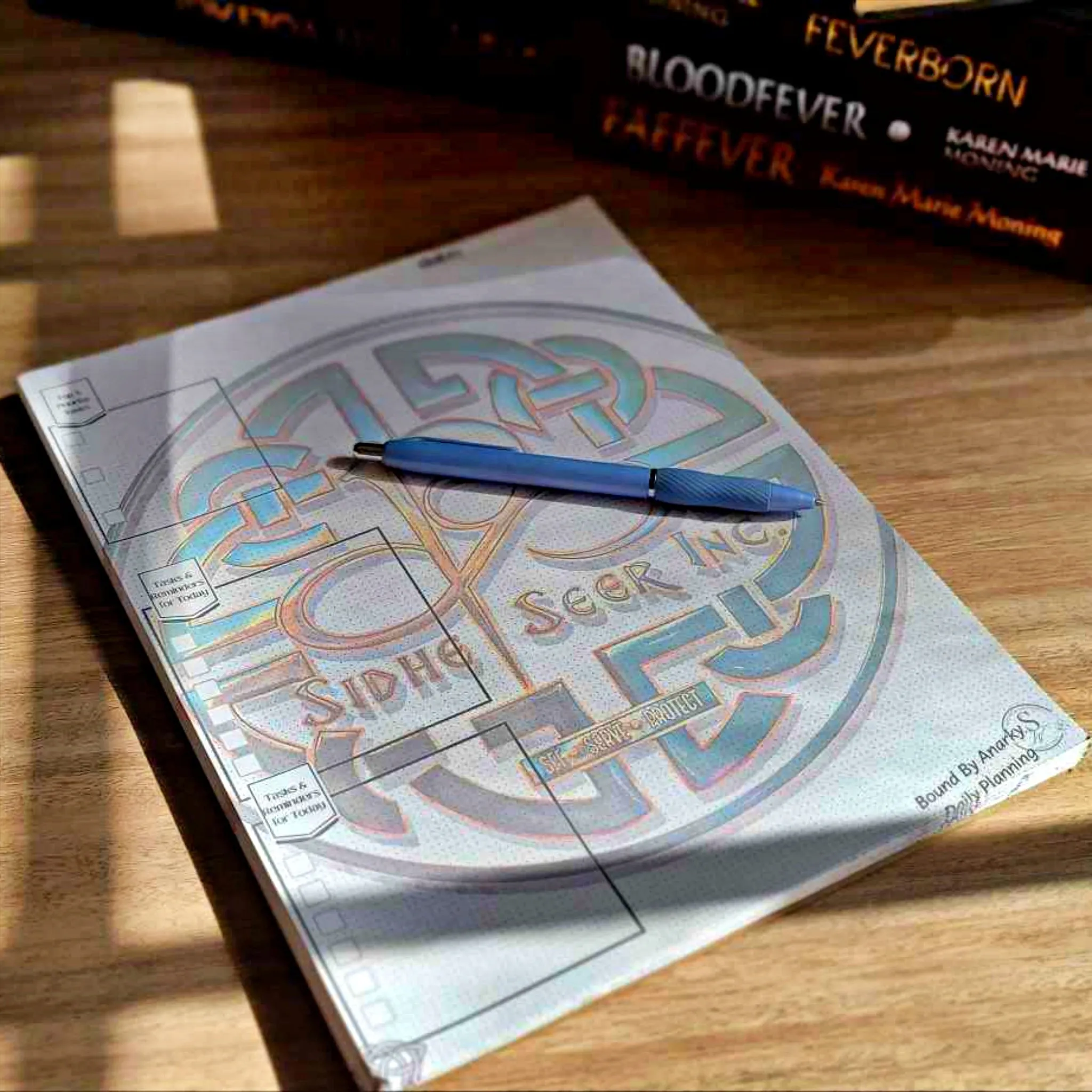 See Serve Protect - Anarky Daily Notepad Planner