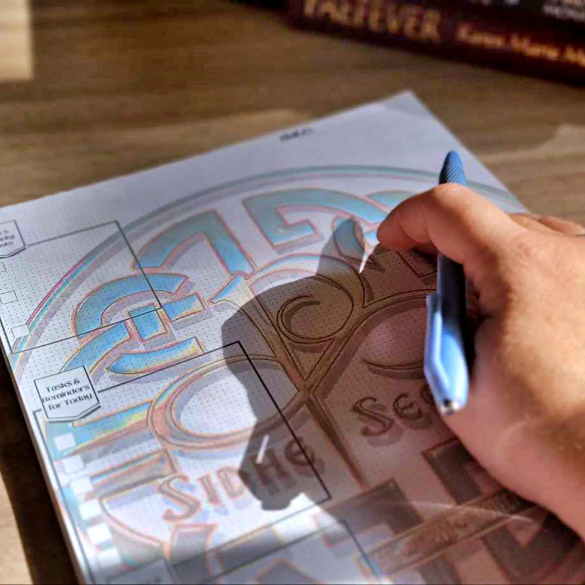See Serve Protect - Anarky Daily Notepad Planner