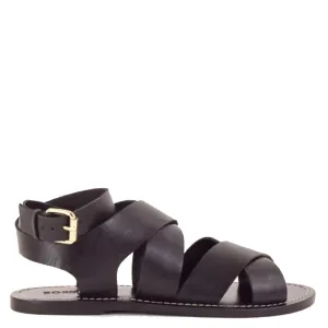 Sessun Dakla Sandals Leather Black