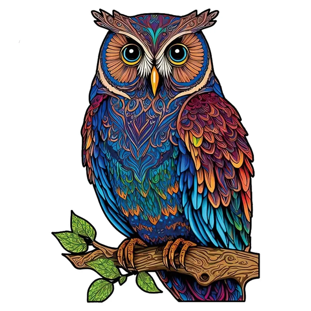 Set 2 Unique Wooden Animal Jigsaw Puzzle, Animal Shape, Wooden Jigsaw Puzzle, Mindfulness & Educational Animals Game for All Ages, Unique Sustainable, Wildlife Gift, Christmas gift Idea C161