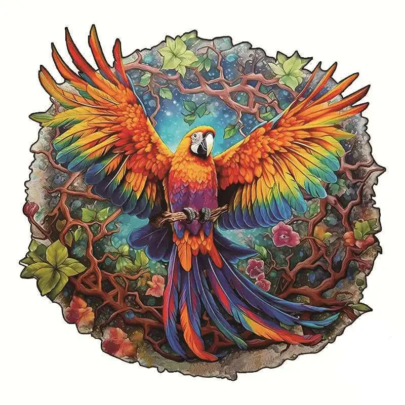 Set 2 Unique Wooden Animal Jigsaw Puzzle, Animal Shape, Wooden Jigsaw Puzzle, Mindfulness & Educational Animals Game for All Ages, Unique Sustainable, Wildlife Gift, Christmas gift Idea C164