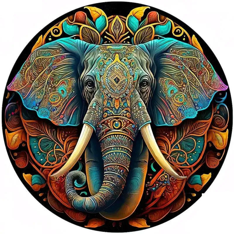 Set 2 Unique Wooden Animal Jigsaw Puzzle, Animal Shape, Wooden Jigsaw Puzzle, Mindfulness & Educational Animals Game for All Ages, Unique Sustainable, Wildlife Gift, Christmas gift Idea C164