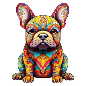 Set 2 Unique Wooden Animal Jigsaw Puzzle, Animal Shape, Wooden Jigsaw Puzzle, Mindfulness & Educational Animals Game for All Ages, Unique Sustainable, Wildlife Gift, Christmas gift Idea C174