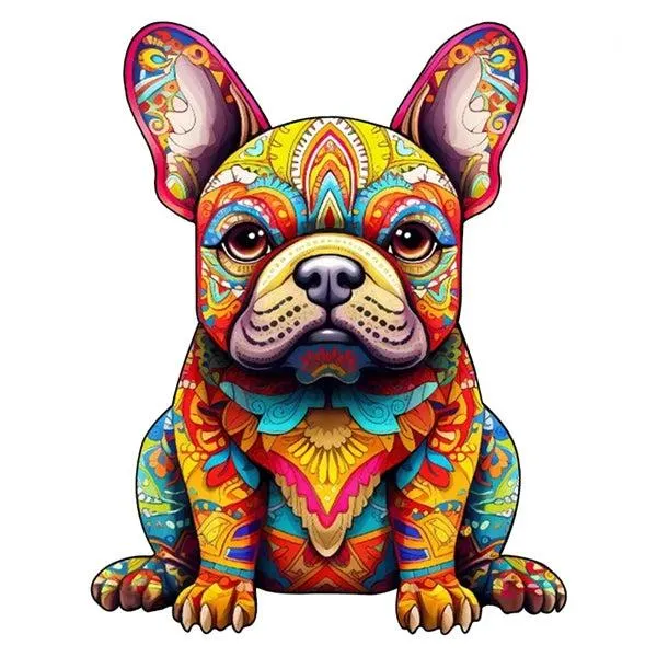 Set 2 Unique Wooden Animal Jigsaw Puzzle, Animal Shape, Wooden Jigsaw Puzzle, Mindfulness & Educational Animals Game for All Ages, Unique Sustainable, Wildlife Gift, Christmas gift Idea C174