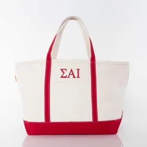 Sigma Alpha Iota Large Canvas Tote Bag