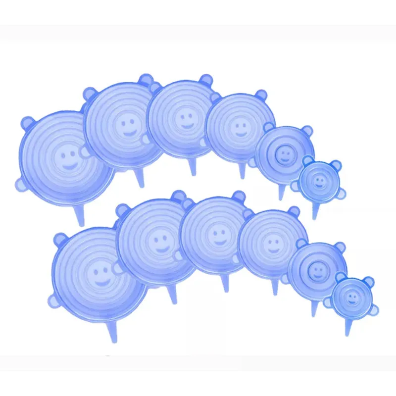 Silicone Stretch Lids (6/12pcs)