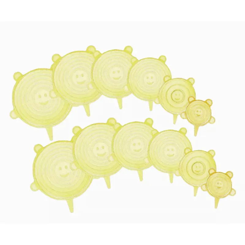 Silicone Stretch Lids (6/12pcs)