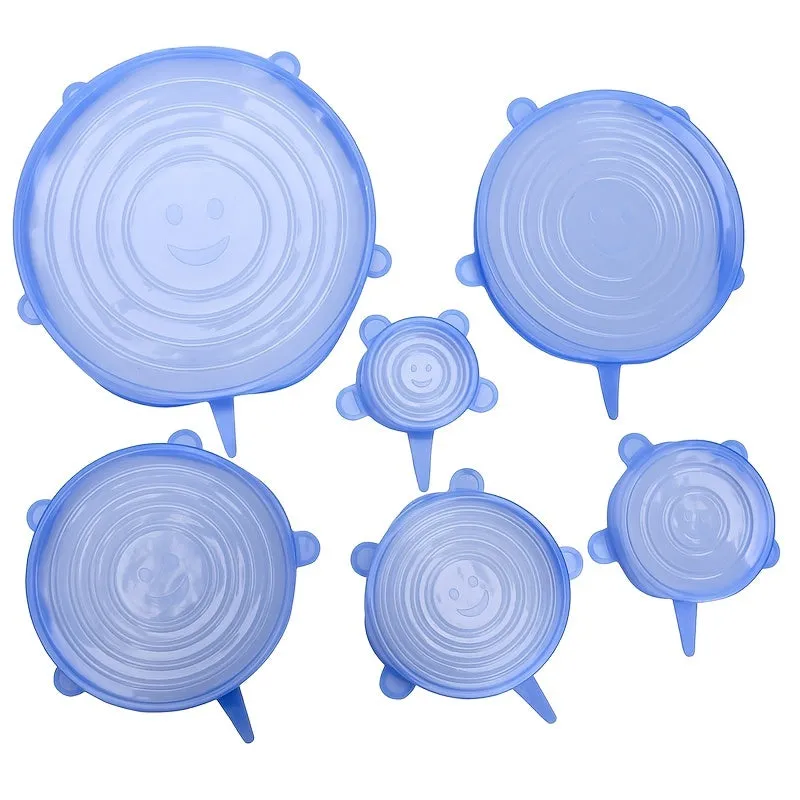 Silicone Stretch Lids (6/12pcs)